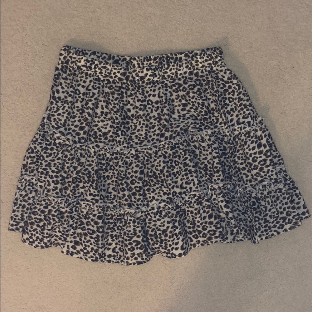 Cheetah Print Skirt